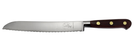 8 inch Bread Knife with wood handle