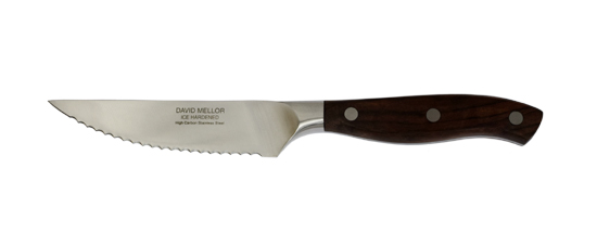 12cm Serrated Vegetable Knife Rosewood range
