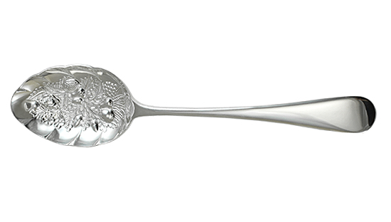 EPNS embossed serving spoon