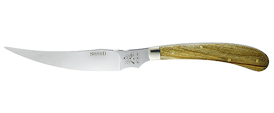 The Loxley106 steak knife - Olive wood