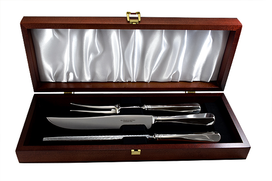Stainless Steel three piece carving set