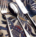 Carrs of Sheffield Rattail pattern sterling silver cutlery
