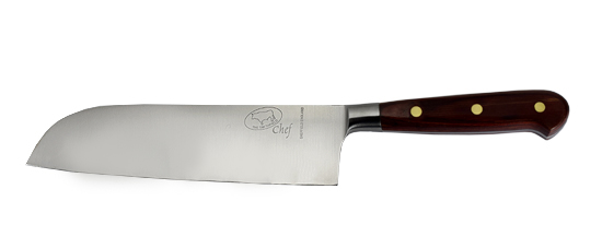 Santoku Sushi Knife with wood handle